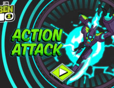 Ben 10 Action Attack Game