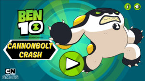 Ben 10 Cannonbolt Crash Game