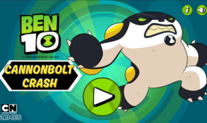 Ben 10 Cannonbolt Crash Game