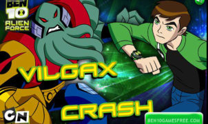 Ben 10 Vilgax Crash Game